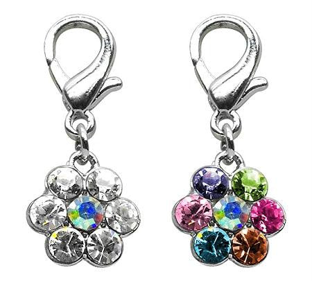 Lobster Claw Flower Charm Multi Color