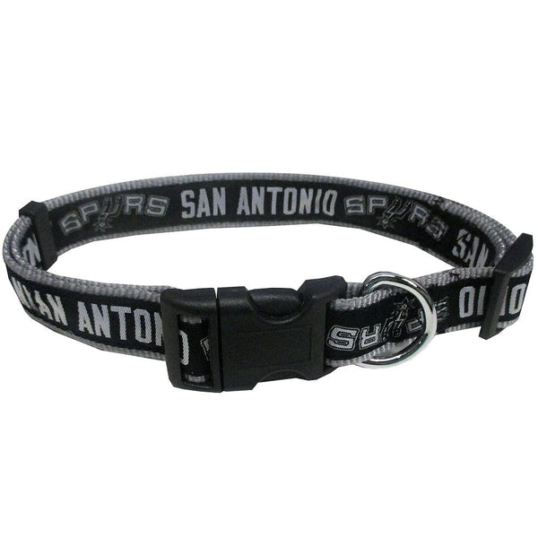 San Antonio Spurs Dog Collar Large