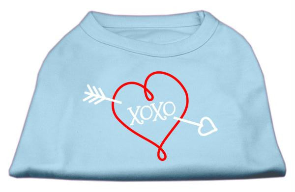 XOXO Screen Print Shirt Baby Blue XL (16)