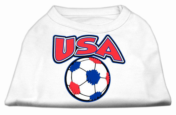 USA Soccer Screen Print Shirt White 5x (24)