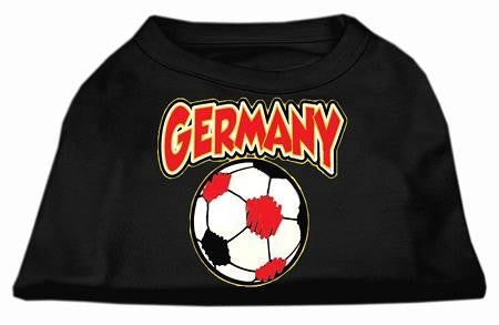 Germany Soccer Screen Print Shirt Black XL (16)