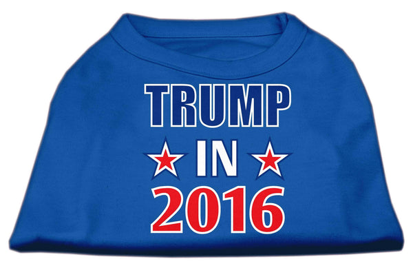 Trump in 2016 Election Screenprint Shirts Blue Lg (14)