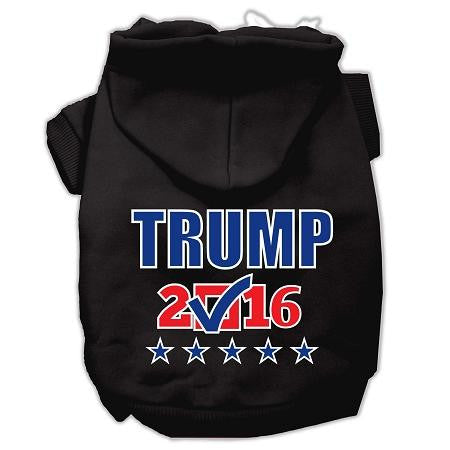 Trump Checkbox Election Screenprint Pet Hoodies Black Size XXL (18)