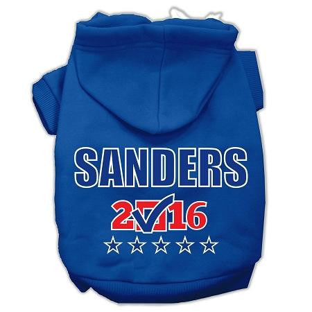 Sanders Checkbox Election Screenprint Pet Hoodies Blue Size M (12)