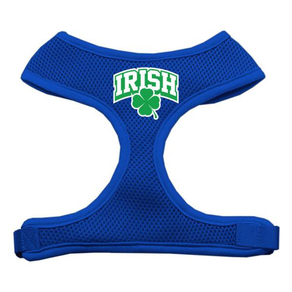 Irish Arch Screen Print Soft Mesh Harness Blue Extra Large