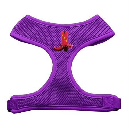 Pink Cowboy Boots Chipper Purple Harness Large