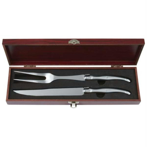 Slitzer Germany 2pc European-style Carving Set In Wood Box