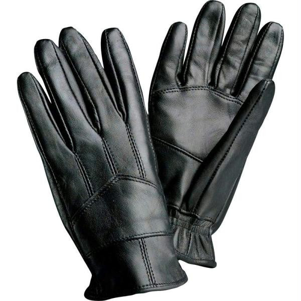 Giovanni Navarre Solid Genuine Leather Driving Gloves- M