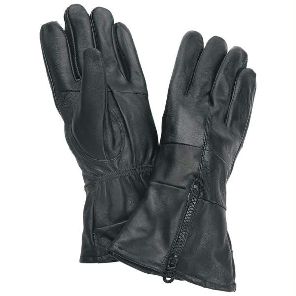 Diamond Plate Solid Genuine Leather Gloves- Xl