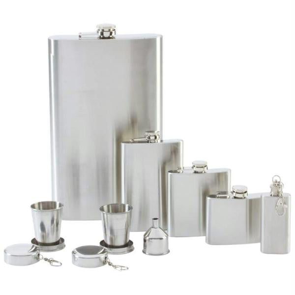 Maxam 8pc Flask Gift Set