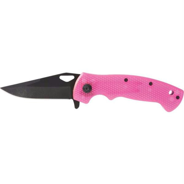 Maxam Liner Lock Knife- Pink