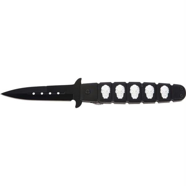 Maxam Liner Lock Knife- Black Handl