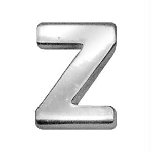 3-4" (18mm) Chrome Letter Sliding Charms Z 3-4'' (18mm)