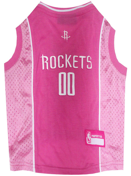 Houston Rockets Pink Dog Jersey Medium