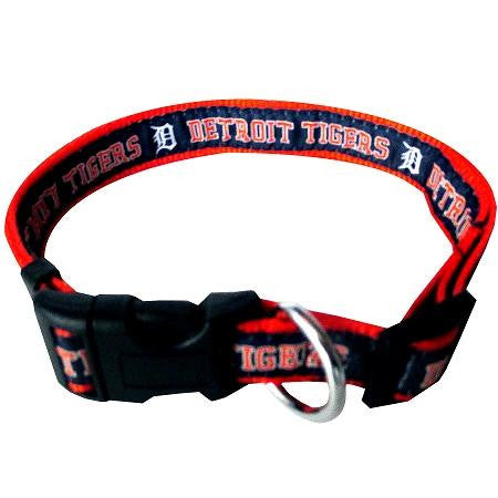 Detroit Tigers Dog Collar Medium