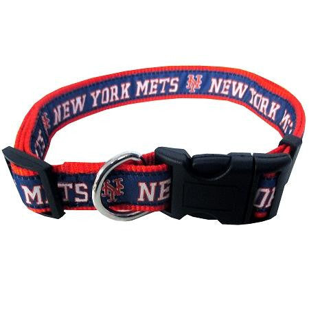New York Mets Dog Collar Large