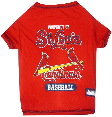 St. Louis Cardinals Baseball Dog Shirt Large