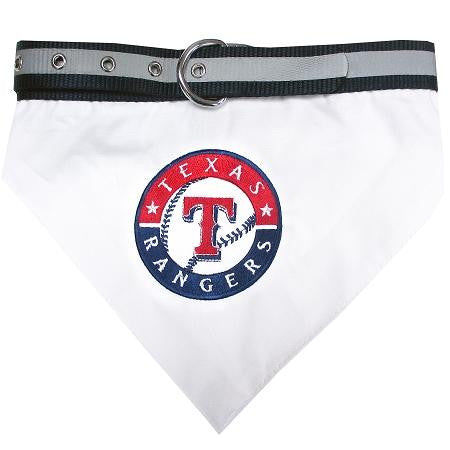 Texas Rangers Dog Bandana Collar Large