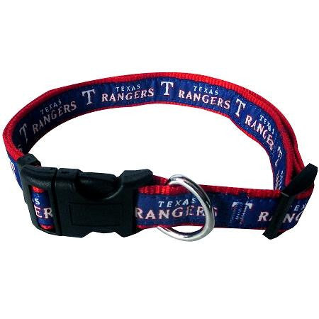 Texas Rangers Dog Collar Large