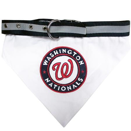 Washington Nationals Dog Bandana Collar Medium