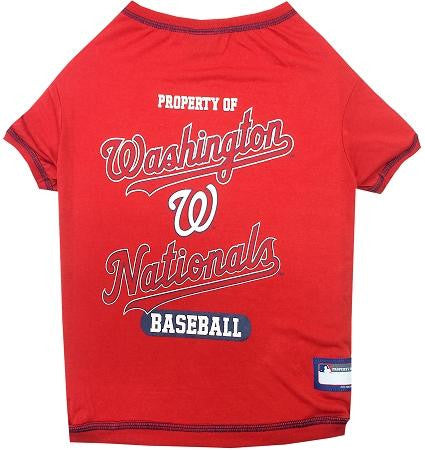 Washington Nationals Baseball Dog Shirt Large