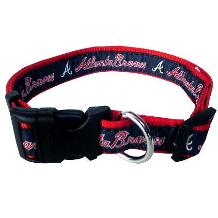 Atlanta Braves Dog Collar Large