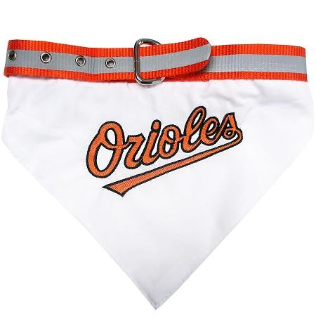 Baltimore Orioles Dog Bandana Collar Medium