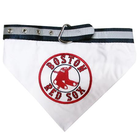 Boston Red Sox Dog Bandana Collar Medium