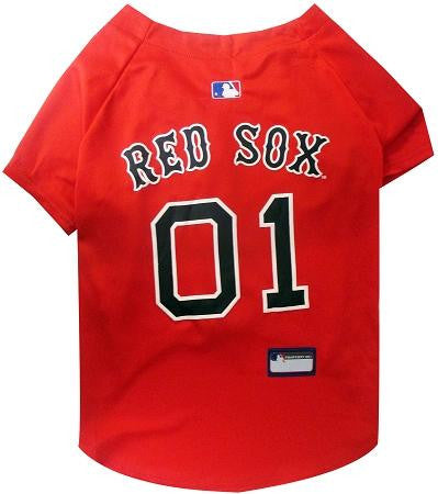 Boston Red Sox Baseball Dog Jersey Medium