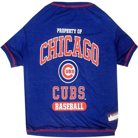 Chicago Cubs Baseball Dog Shirt Small