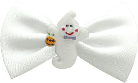 Ghost Chipper White Pet Bow Tie