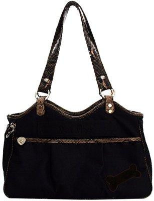 Bone Ami Airline Pet Carrier Black Bone