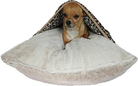 Natural Leopard Pet Pockets Bedding for Pets that Burrow