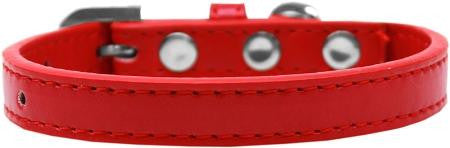 Wichita Plain Dog Collar Red Size 10