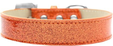 Lincoln Plain Ice Cream Dog Collar Orange Size 12