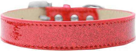 Lincoln Plain Ice Cream Dog Collar Red Size 14