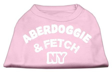 Aberdoggie NY Screenprint Shirts Light Pink Lg (14)