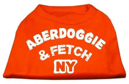 Aberdoggie NY Screenprint Shirts Orange Lg (14)