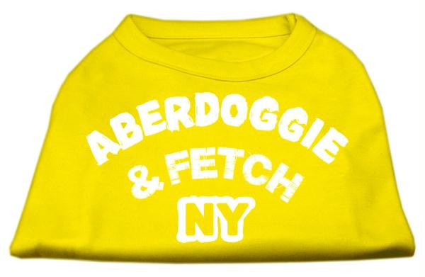 Aberdoggie NY Screenprint Shirts Yellow Sm (10)