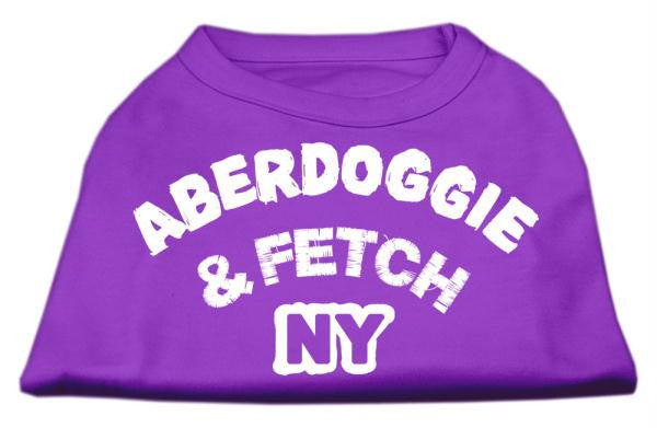 Aberdoggie NY Screenprint Shirts Purple XXL (18)