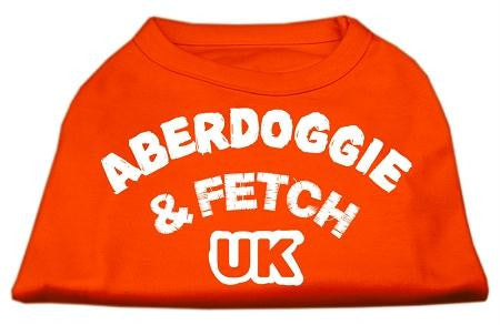 Aberdoggie UK Screenprint Shirts Orange Lg (14)