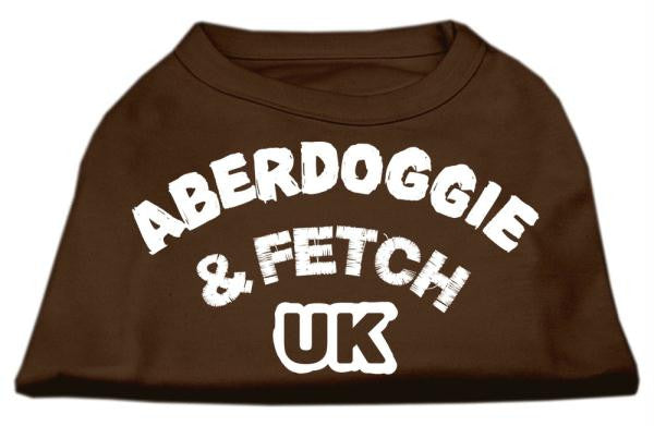 Aberdoggie UK Screenprint Shirts Brown XS (8)