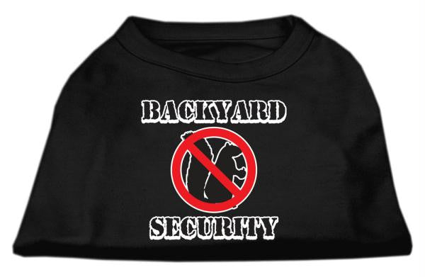 Backyard Security Screen Print Shirts Black XXL (18)