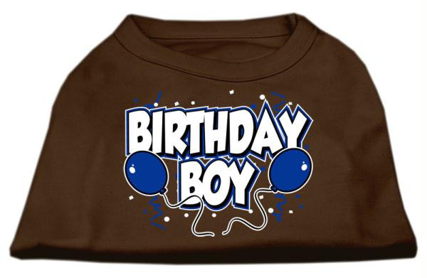 Birthday Boy Screen Print Shirts Brown XXXL (20)