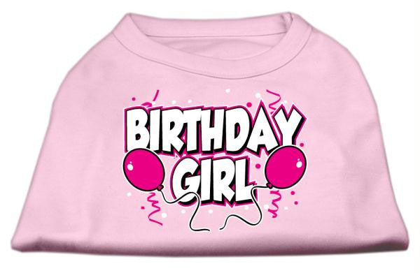 Birthday Girl Screen Print Shirts Light Pink XS (8)