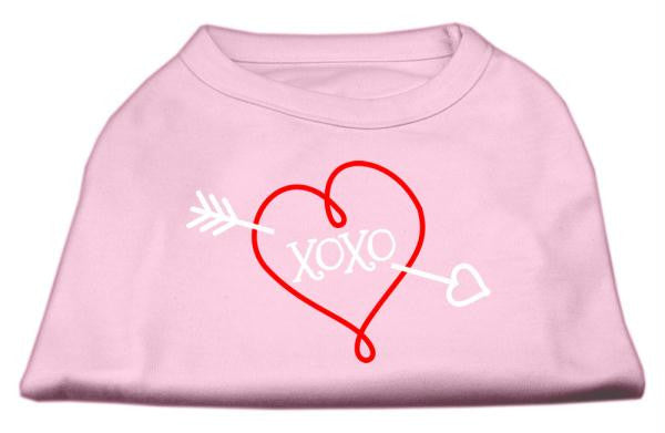 XOXO Screen Print Shirt Light Pink Med (12)