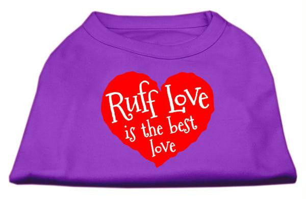 Ruff Love Screen Print Shirt Purple XL (16)