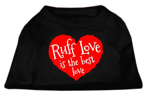 Ruff Love Screen Print Shirt Black XS (8)