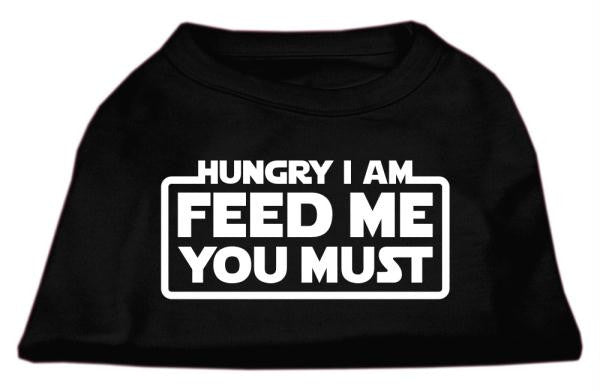 Hungry I am Screen Print Shirt Black Sm (10)