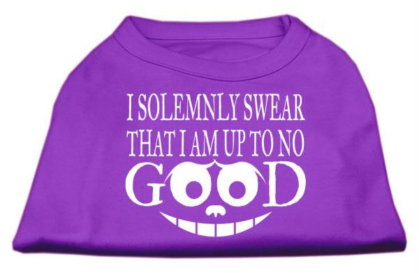 Up to No Good Screen Print Shirt Purple XXL (18)